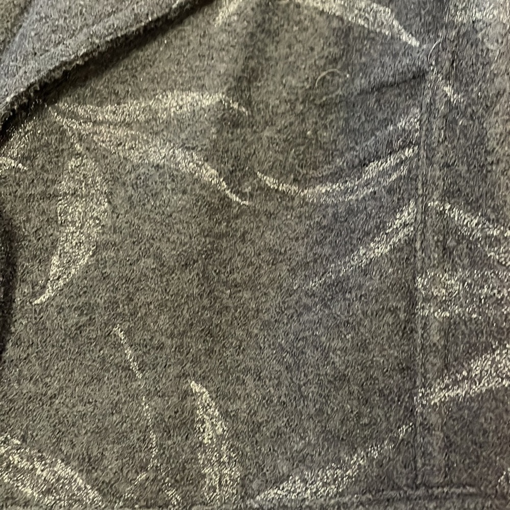 Wool Jacket Very Nice Leaf Print - image 2